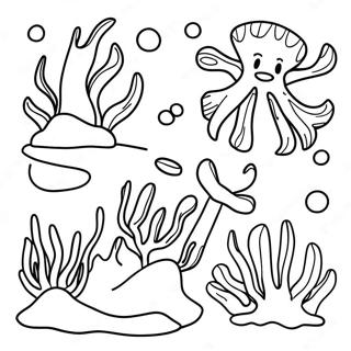 Ocean Plants Coloring Page 66030-54544