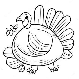 Build Your Own Turkey Coloring Page 66040-54534