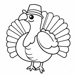 Build Your Own Turkey Coloring Page 66040-54535