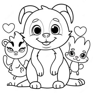 Pajanimals Coloring Page 66050-54558