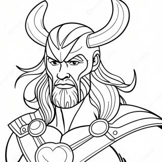 Thor Love And Thunder Coloring Pages