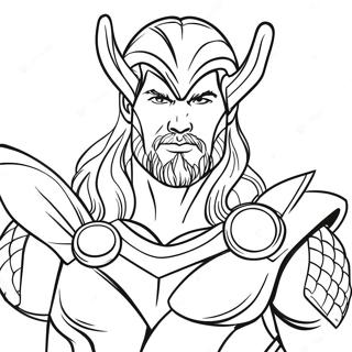 Thor Love And Thunder Coloring Page 66060-54566