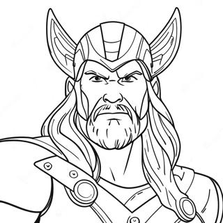 Thor Love And Thunder Coloring Page 66060-54567