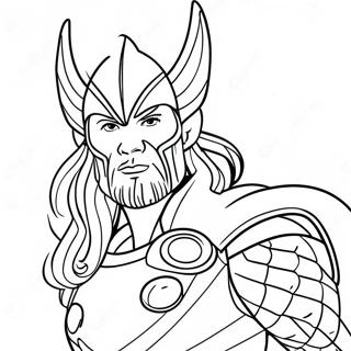 Thor Love And Thunder Coloring Page 66060-54568