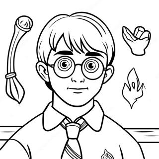 Harry Potter And The Sorcerer's Stone Coloring Pages