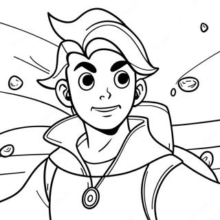 Jim Hawkins Exploring Treasure Planet Coloring Page 66101-54595