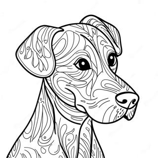 Playful German Shorthaired Pointer Coloring Page 66131-54626