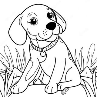 Playful German Shorthaired Pointer Coloring Page 66131-54628