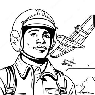 Tuskegee Airmen Coloring Pages