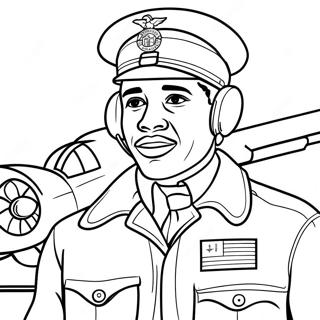 Tuskegee Airmen Coloring Page 66140-54632