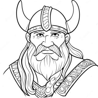 Viking Coloring Page 6614-5378