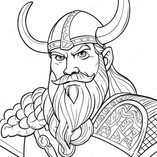 Viking Coloring Page 6614-5379