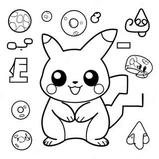 Pokemon Math Coloring Page 66180-54666