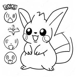 Pokemon Math Coloring Page 66180-54667