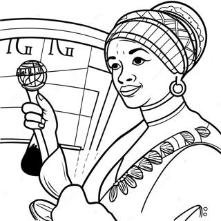 February Black History Month Coloring Pages