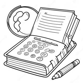 Diary Coloring Page 66200-54679