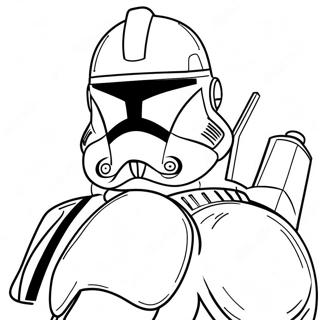 Phase 1 Clone Trooper Coloring Page 66210-54683