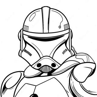 Battle Ready Phase 1 Clone Trooper Coloring Page 66211-54685