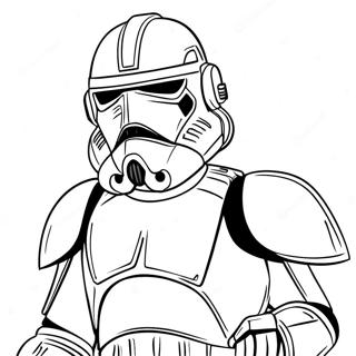 Battle Ready Phase 1 Clone Trooper Coloring Page 66211-54686