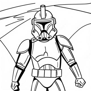 Battle Ready Phase 1 Clone Trooper Coloring Page 66211-54687