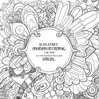 Words Of Encouragement Coloring Page 66230-54710