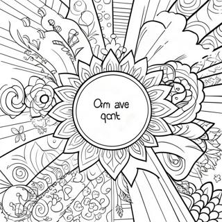 Positive Affirmation Coloring Page 66231-54698