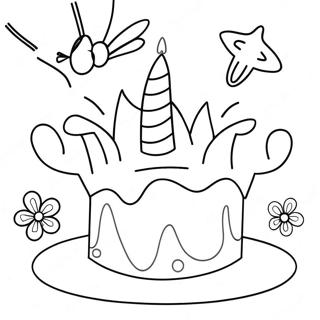 Disney Happy Birthday Coloring Page 66250-54722