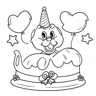 Disney Happy Birthday Coloring Page 66250-54724