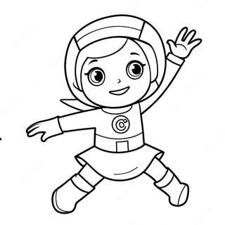 Wordgirl In Action Coloring Page 66271-54749