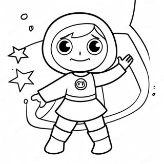 Wordgirl In Action Coloring Page 66271-54750