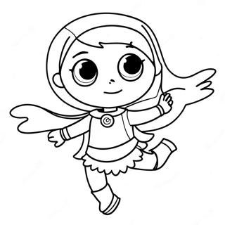 Wordgirl In Action Coloring Page 66271-54751