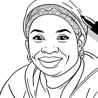 Black People Coloring Page 66280-54730