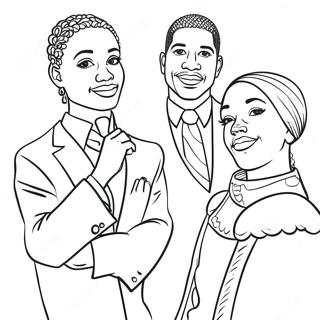 Black People Coloring Page 66280-54731