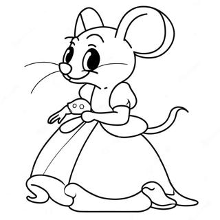 Cinderella Mice Coloring Page 66320-54754