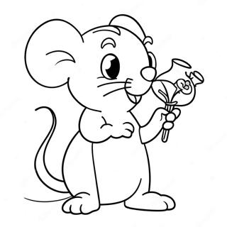 Cinderella Mice Coloring Page 66320-54755