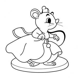 Cinderella Mice Coloring Page 66320-54756