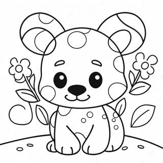 Colorful Britto Animals Coloring Page 66331-54779