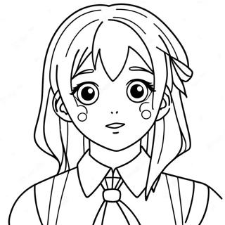 Yandere Simulator Character Coloring Page 66340-54783