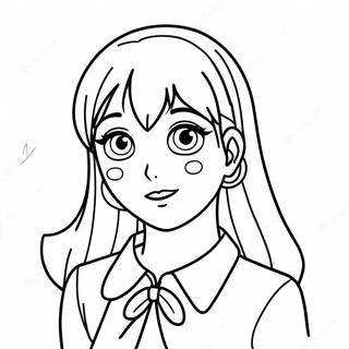 Yandere Simulator Character Coloring Page 66340-54784