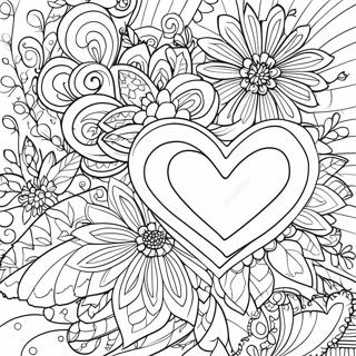 Heartfelt You Are Loved Coloring Page 66351-54800