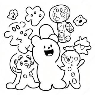 Sour Patch Candy Characters Coloring Page 66361-54806