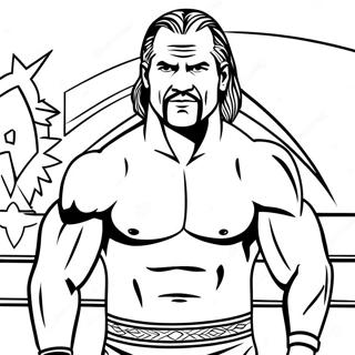 Wwe Superstars In Action Coloring Page 66411-54852