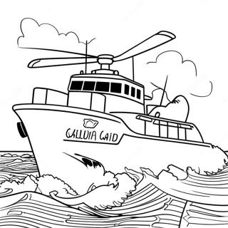 Coast Guard Coloring Pages