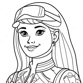 Adventurous Barbie Stacie Coloring Page 66461-54885