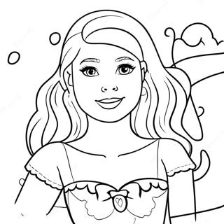 Adventurous Barbie Stacie Coloring Page 66461-54886