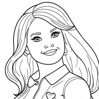 Adventurous Barbie Stacie Coloring Page 66461-54887