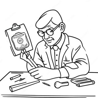 Forensic Science Coloring Page 66470-54884