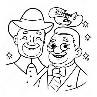 Happy Father S Day Uncle Coloring Page 66500-54911