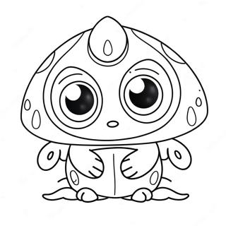 Cute Kakamora With Big Eyes Coloring Page 66541-54942