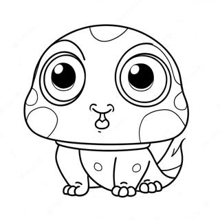 Cute Kakamora With Big Eyes Coloring Page 66541-54943